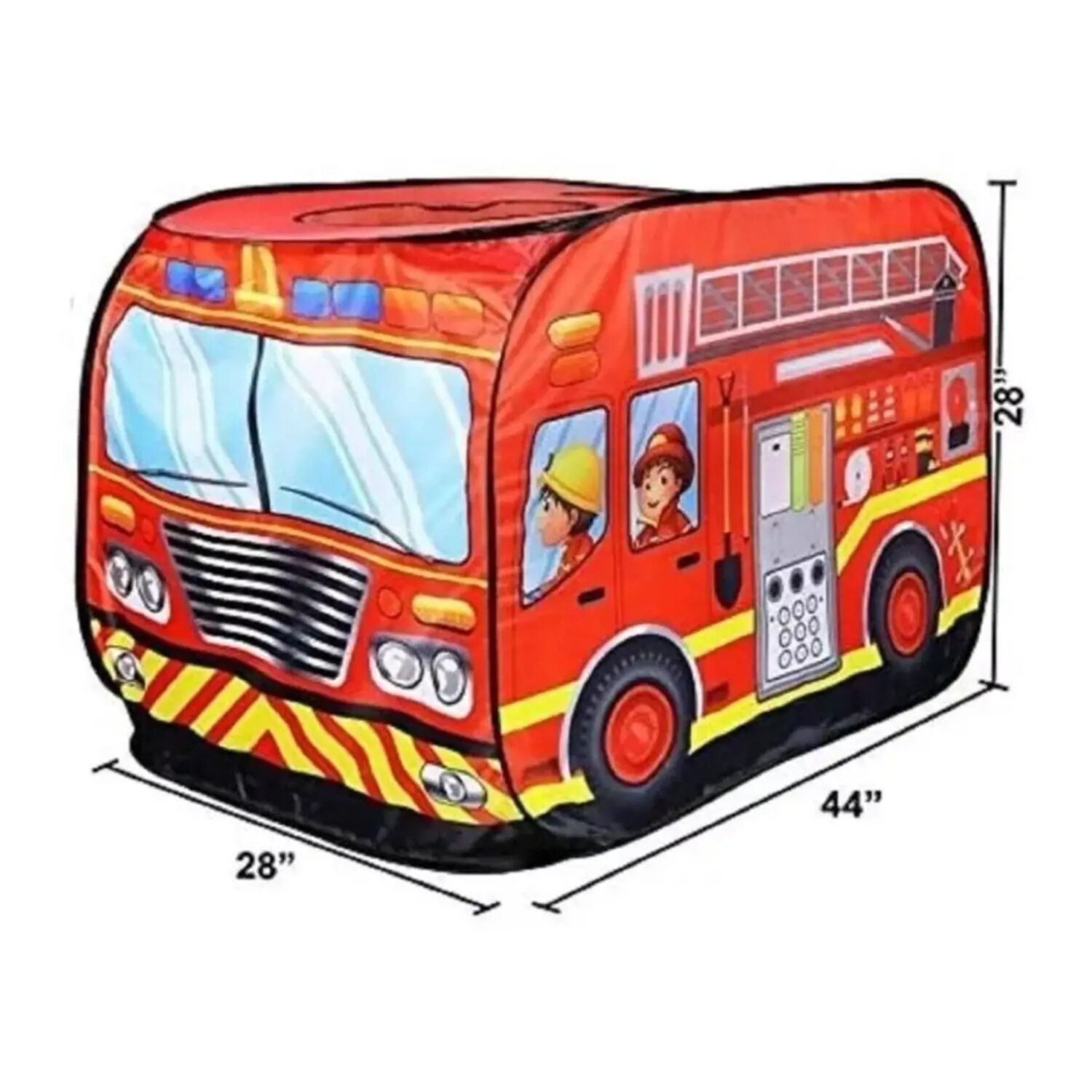 Carpa Armable Camion De Bomberos Ni&ntilde;os Juego Infantil image number 5.0
