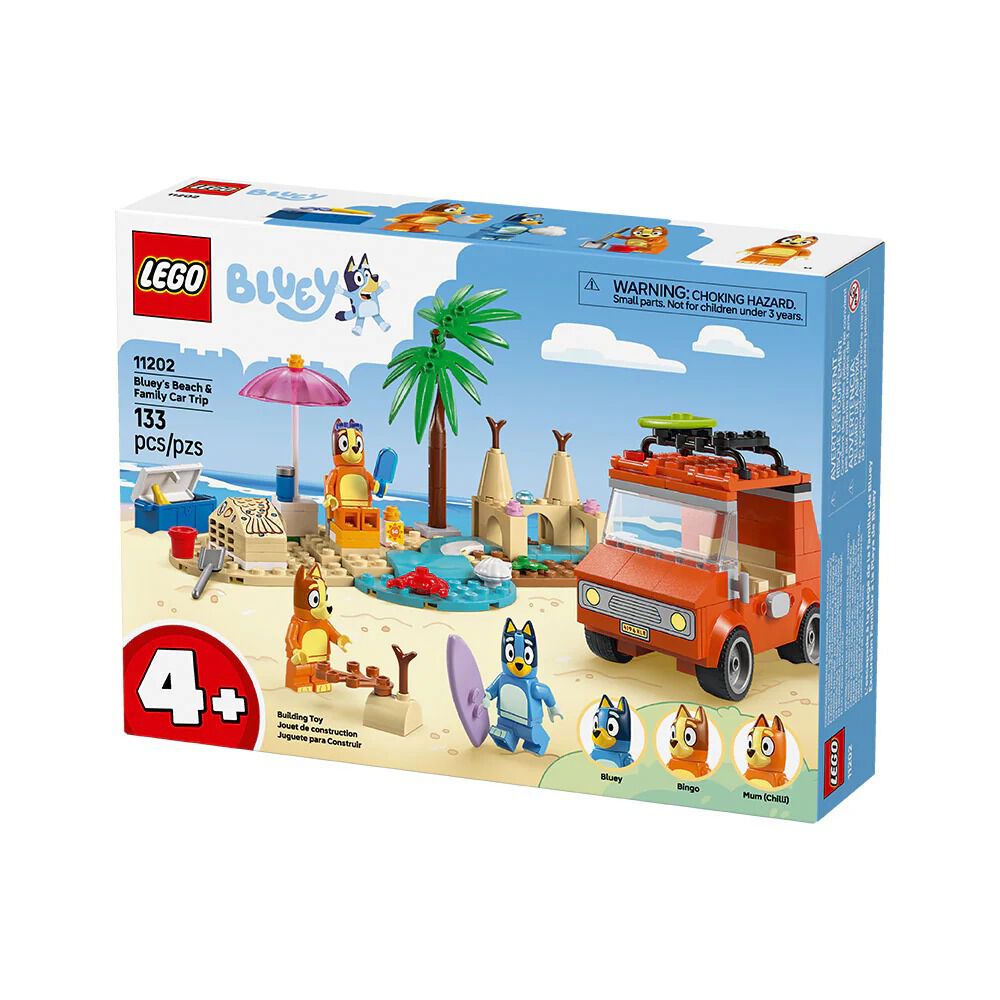 Lego Bluey - Excursi&oacute;n Familiar A La Playa De Bluey - 11202 image number 9.0