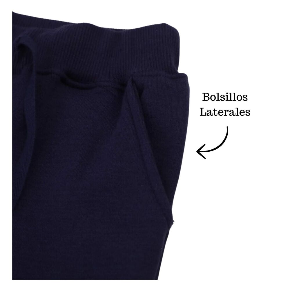 Pantalón Buzo Niño 100% Algodón Jump Kids Azul Oscuro Tractor image number 3.0