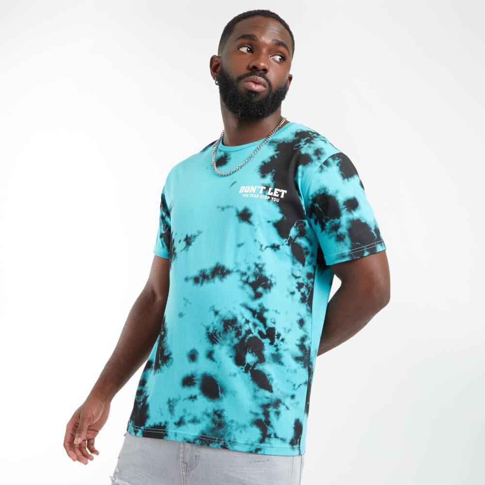 Polera Regular Slim Tie Dye Manga Corta Cuello Redondo Hombre Rolly Go image number 2.0