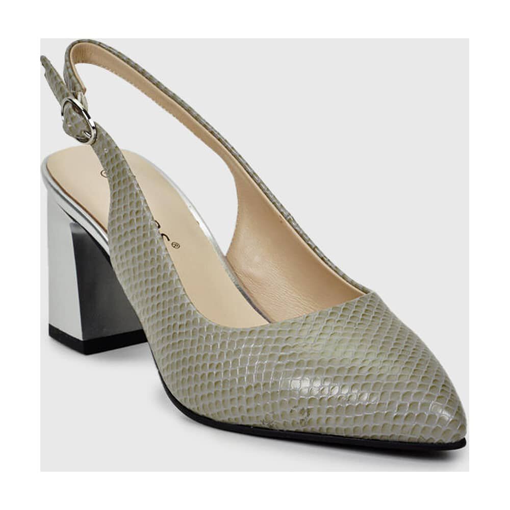 Zapato Cuero Glannis Gris image number 3.0