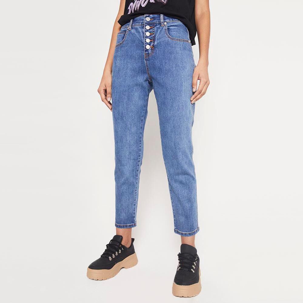 Jeans Mujer Straight Rolly Go image number 0.0