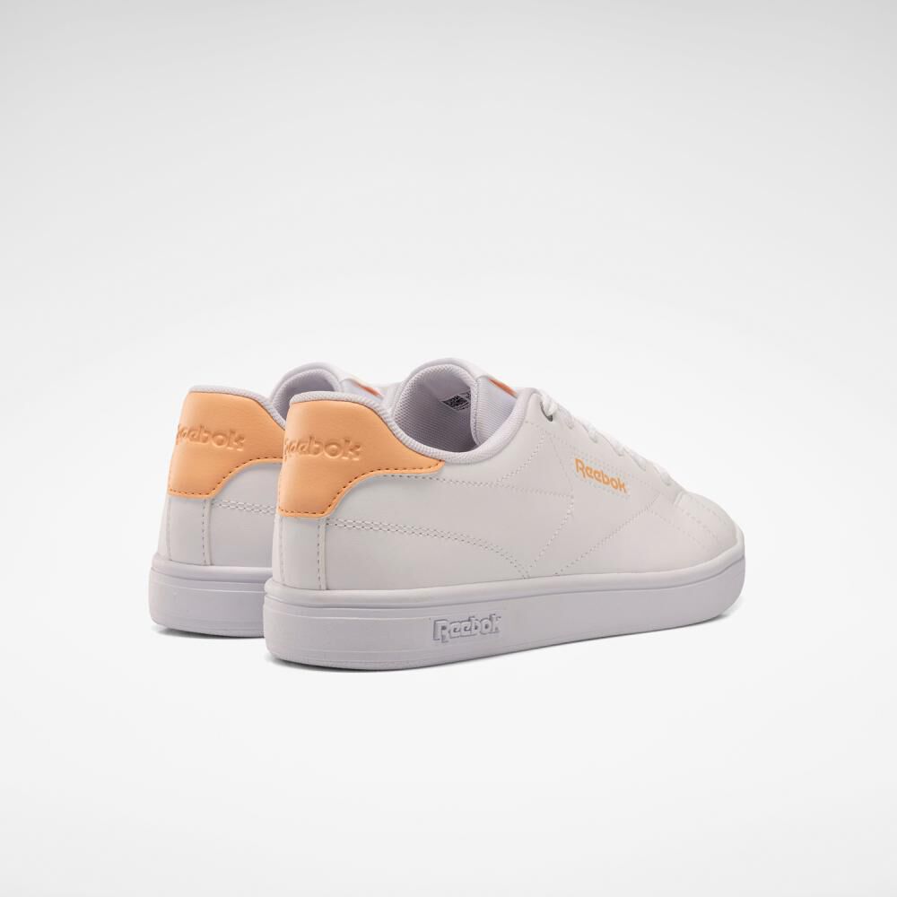 Zapatilla Urbana Mujer Reebok Court Clean Blanco/rosado image number 2.0