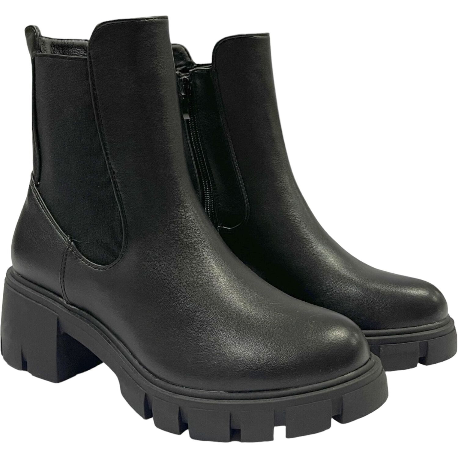 Botin Mujer Negro Plataforma Denver Detogni image number 3.0