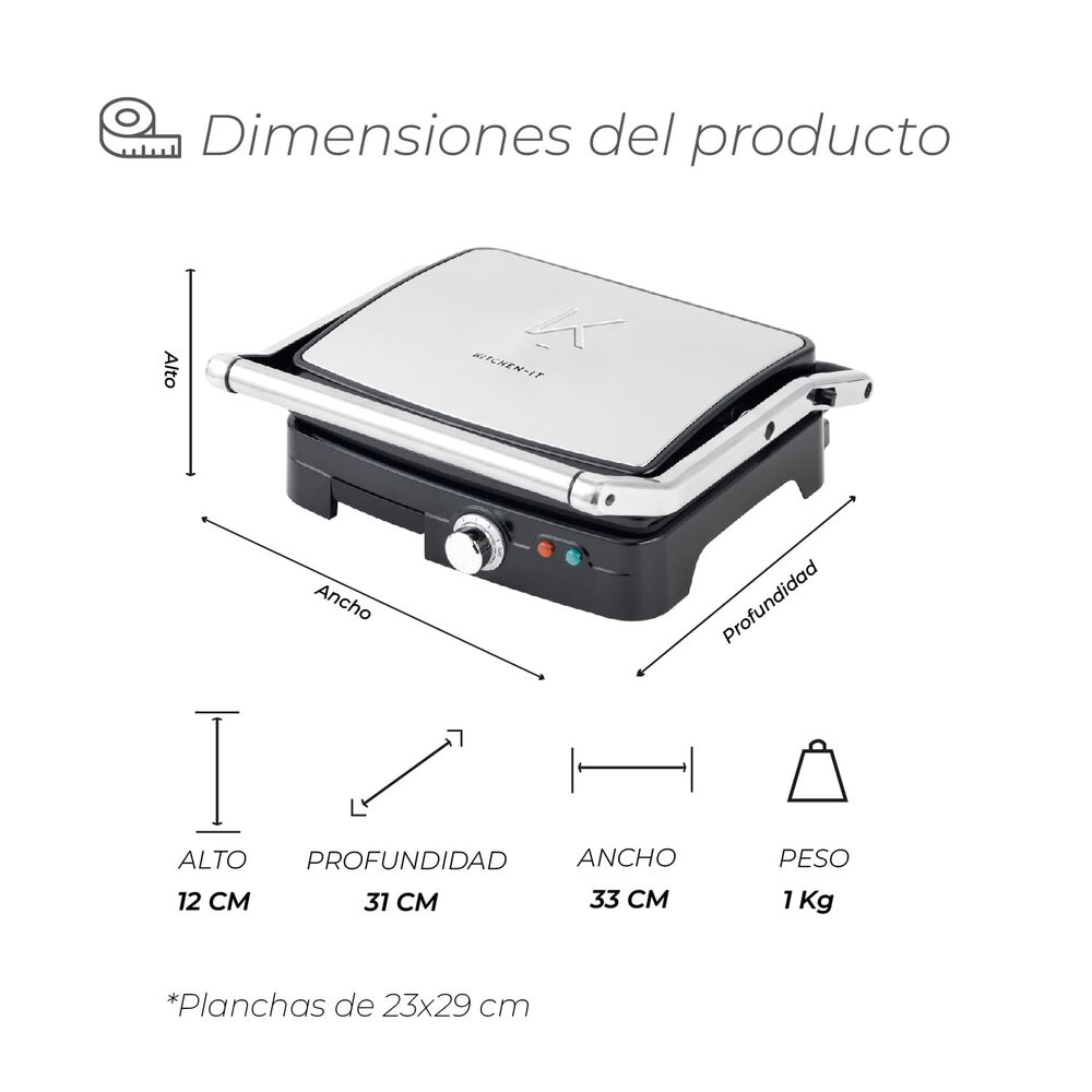 Plancha Panini Pro Max Xl image number 8.0
