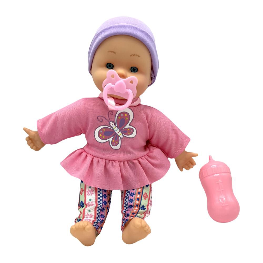 Muñeca Baby Doll Bostecitos Cuerpo Blando 12" Llorón Ass image number 15.0