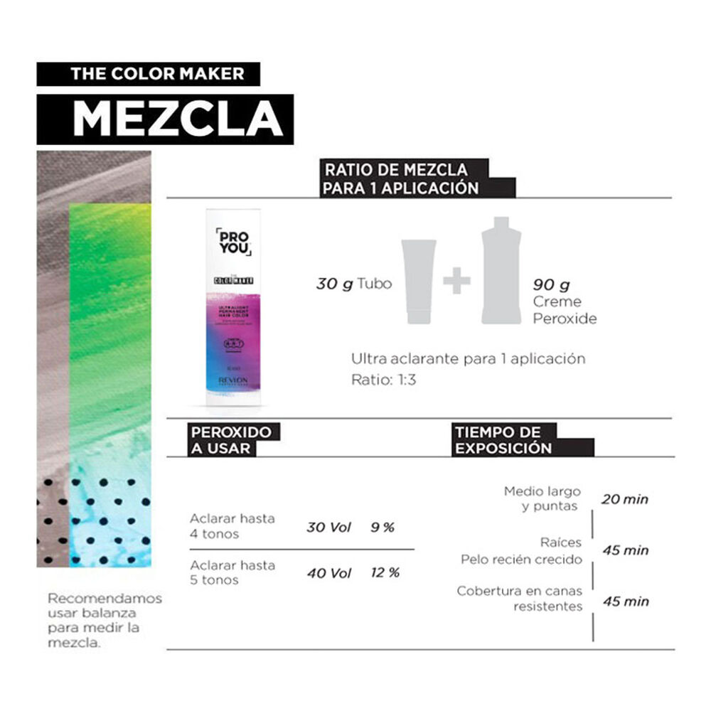 Pro You™ Color Maker Ultralight Tintura Permanente Rubio Plati. Perla 10.23 90ml +oxidante image number 1.0