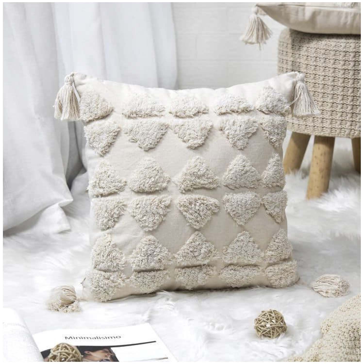 Pack De 02 Fundas De Cojin Dise&ntilde;o Boho 45x45 Cm Mod92 image number 0.0