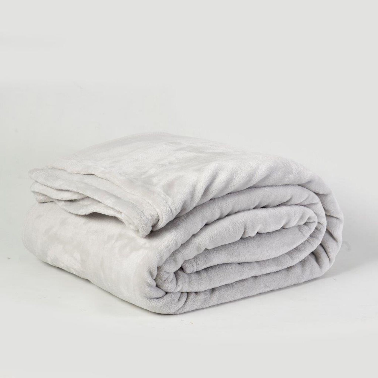 Frazada Flannel Linea Hotel King Gris Claro image number 0.0