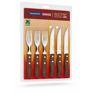 Pack Cubiertos Asado Tramontina 12 Piezas Tradicional
