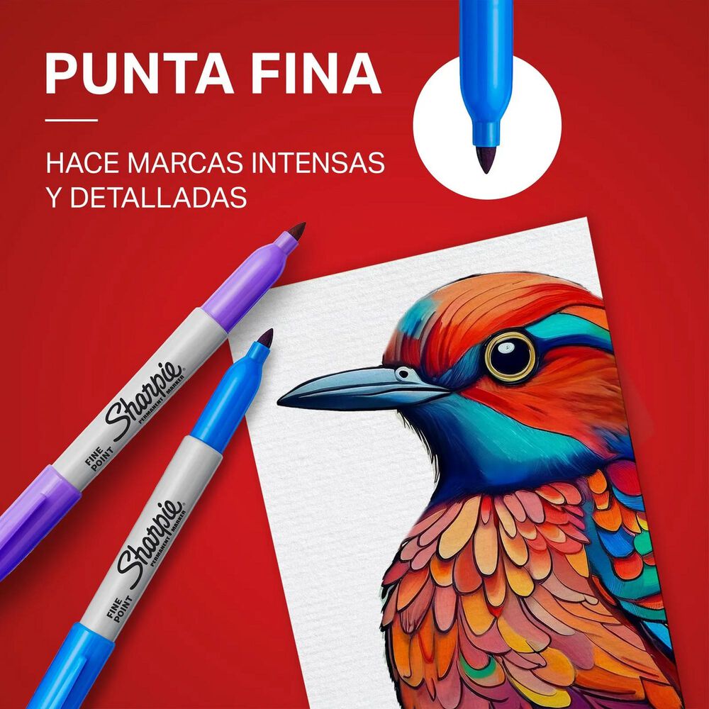 Ruleta Sharpie Espacio Punta Fina 20 Unid Edici&oacute;n Limitada image number 3.0
