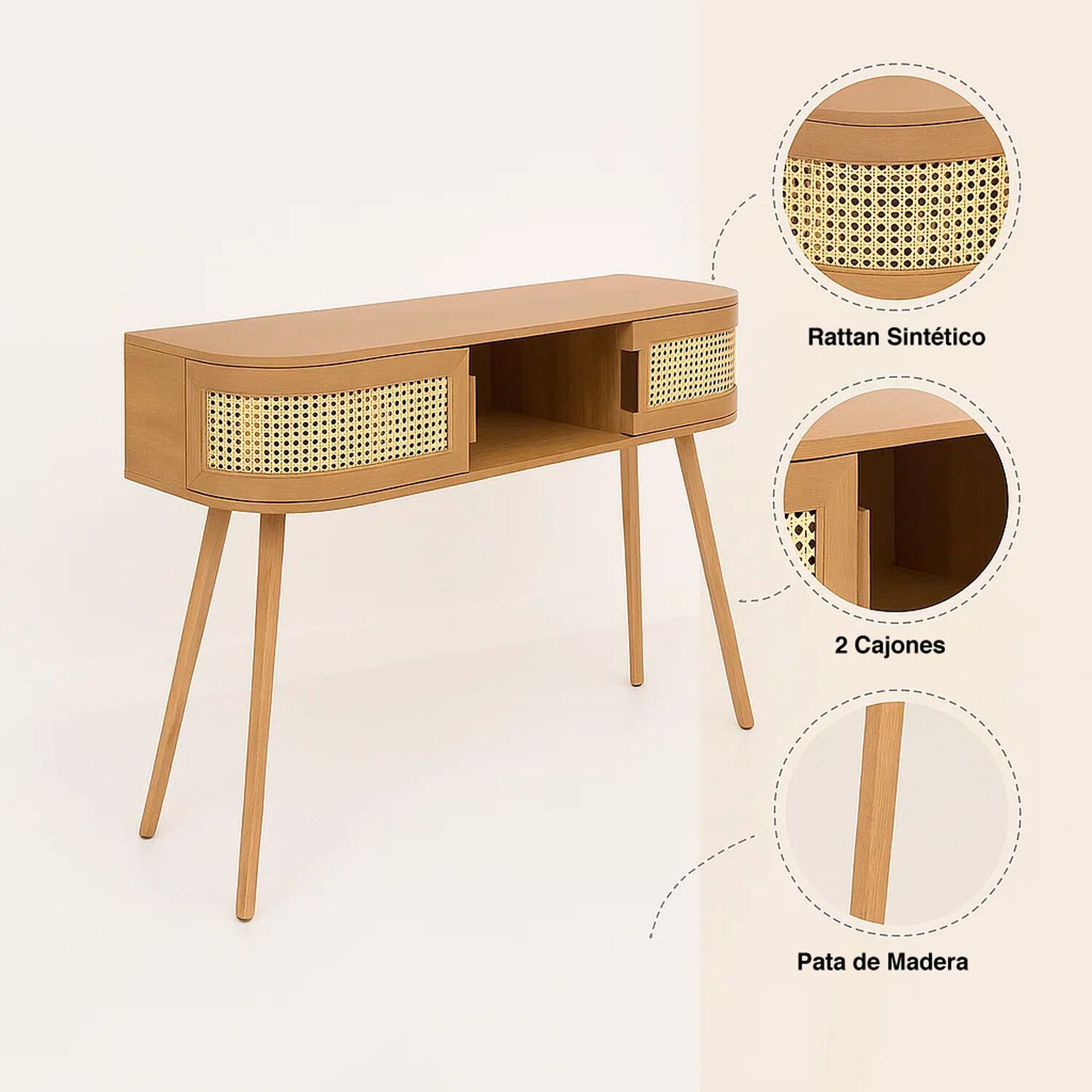 Arrimo Siena Rattan - Natural image number 4.0