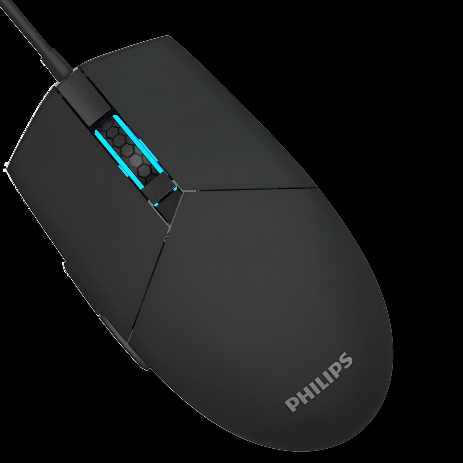 Mouse Philips Multiuso De 6 Botones Retro Iluminado Spk9304 image number 1.0