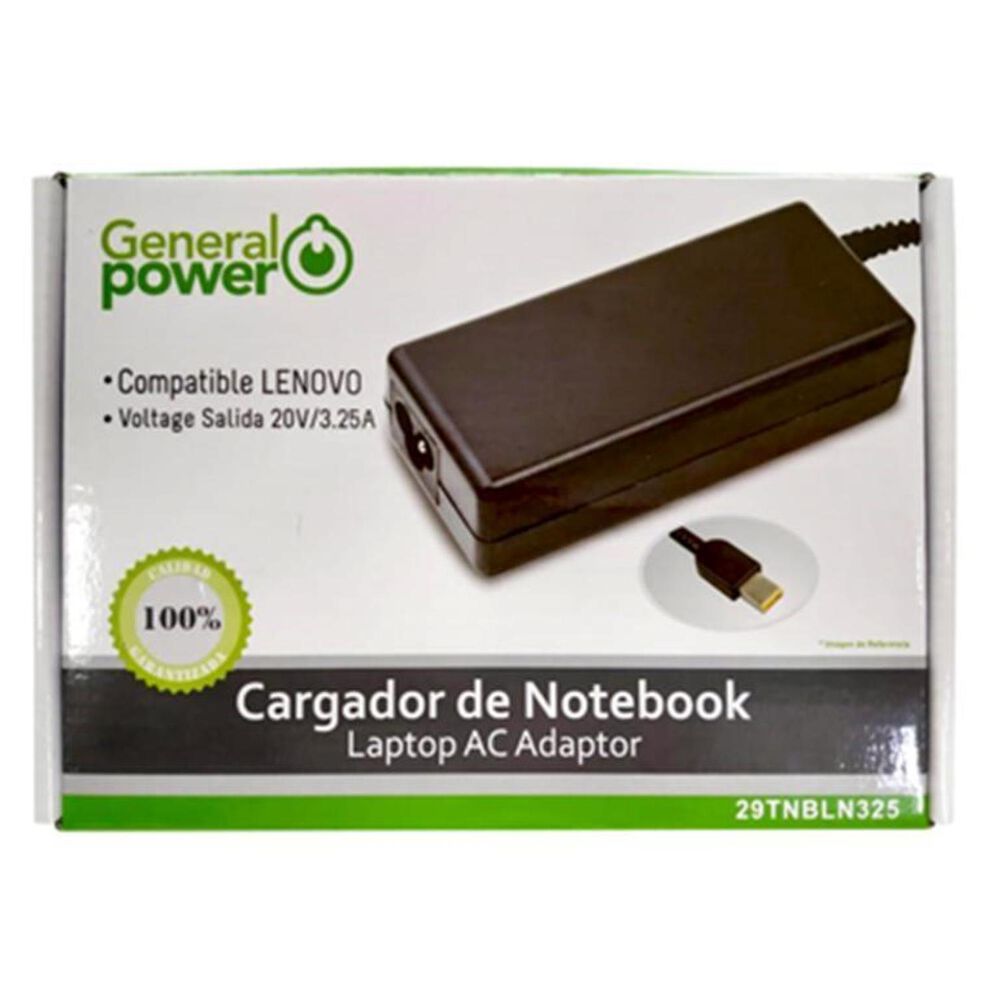 Cargador Alternativo Notebook Lenovo 20v 3.25a image number 2.0