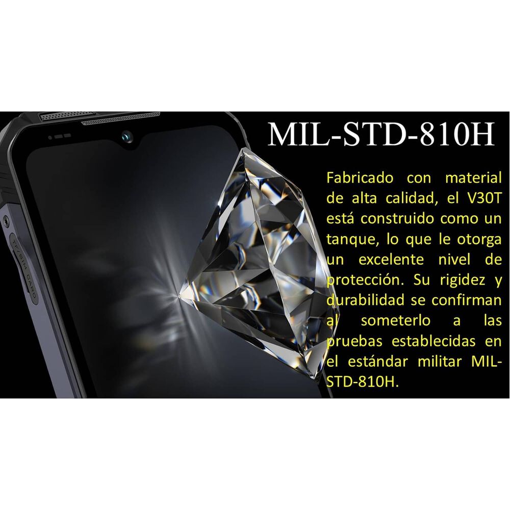 Celular Rugged Doogee V30t Resistente A Golpes, Polvo, Humedad Y Agua / C&aacute;mara Con Visi&oacute;n Nocturna, Carga R&aacute;pida 66.0w / Graba Videos En 4k image number 9.0
