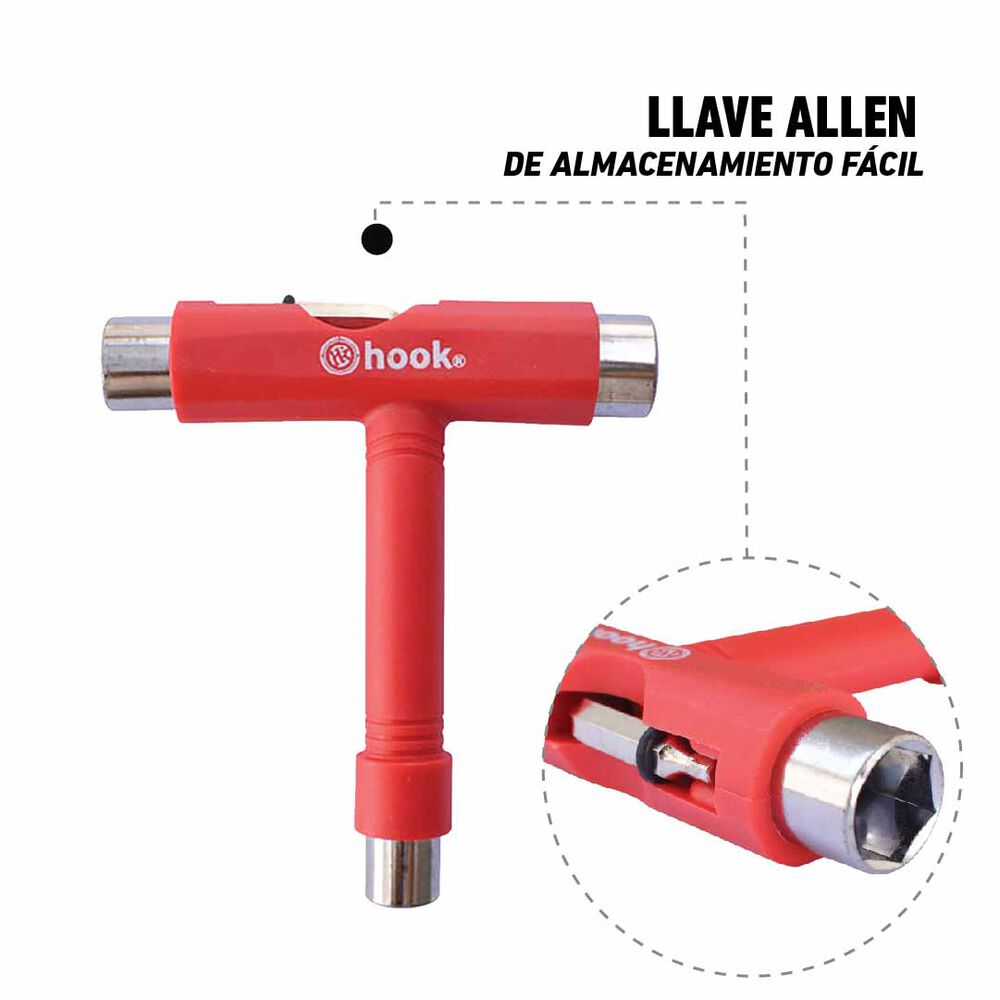 Herramienta Para Patines Hook /penny Red image number 3.0