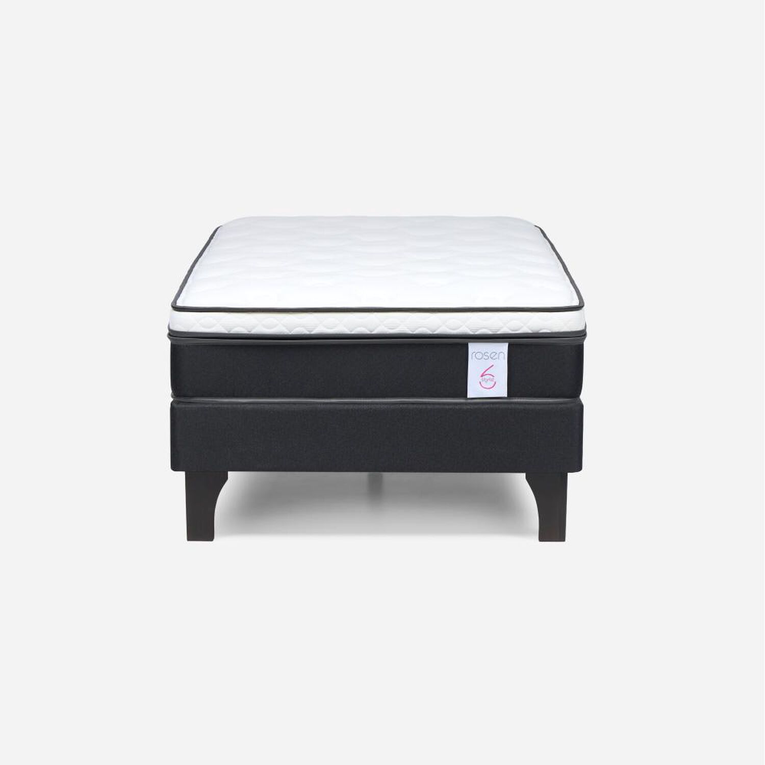 Cama Europea Rosen New Style 6 / 1.5 Plazas / Base Normal image number 0.0