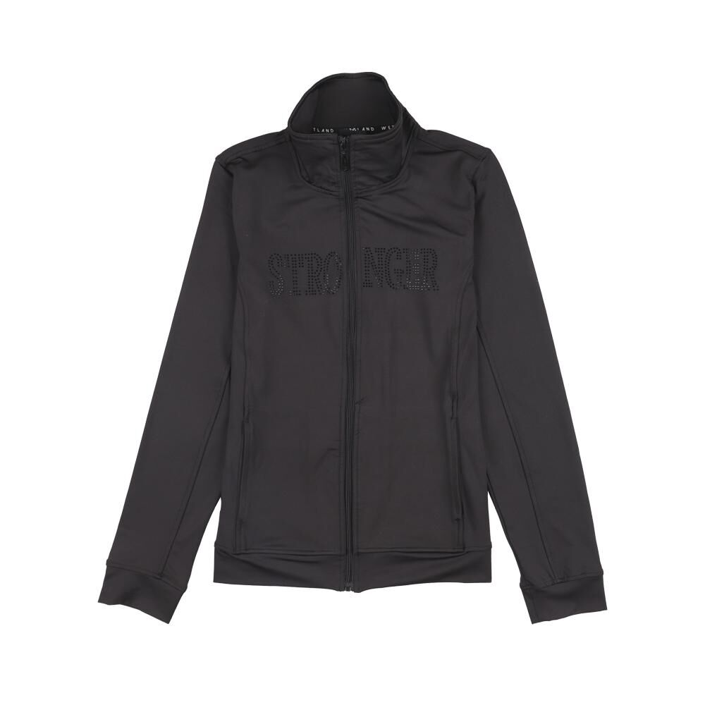 Polerón Deportivo Full Zipper Cuello Alto Mujer Wetland image number 0.0