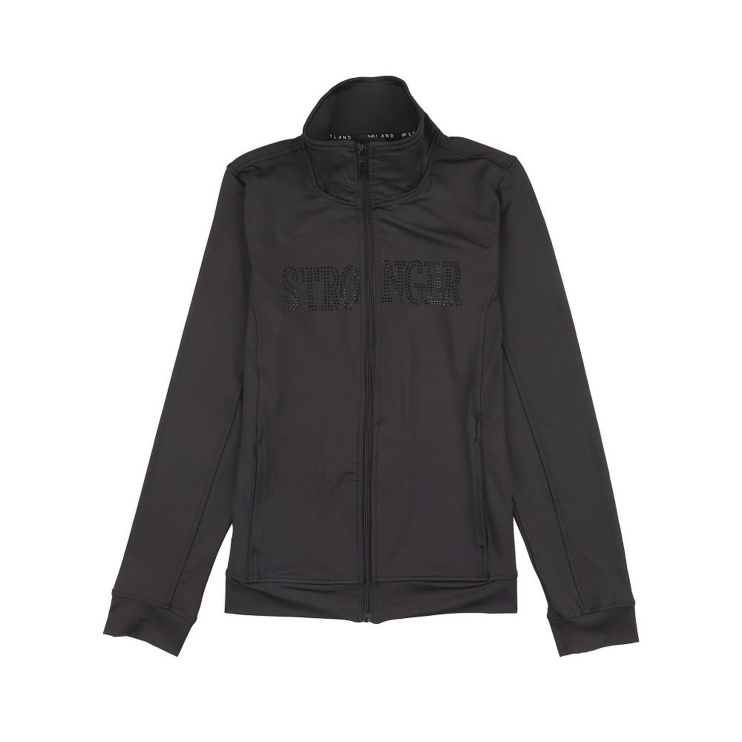 Poler&oacute;n Deportivo Full Zipper Cuello Alto Mujer Wetland image number 0.0