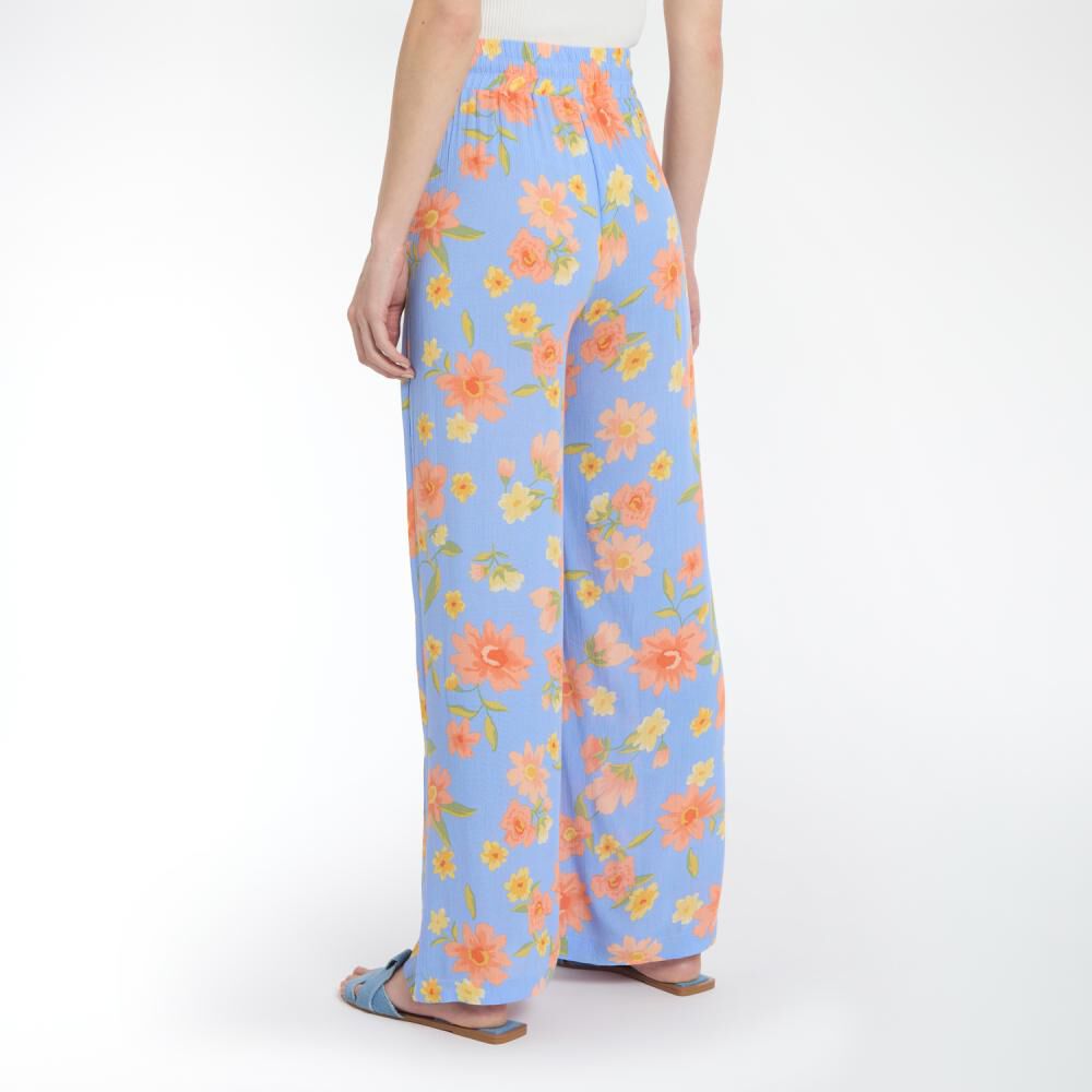 Pantal&oacute;n Pierna Ancha Tiro Medio Relax Mujer Ocean Pacific image number 3.0