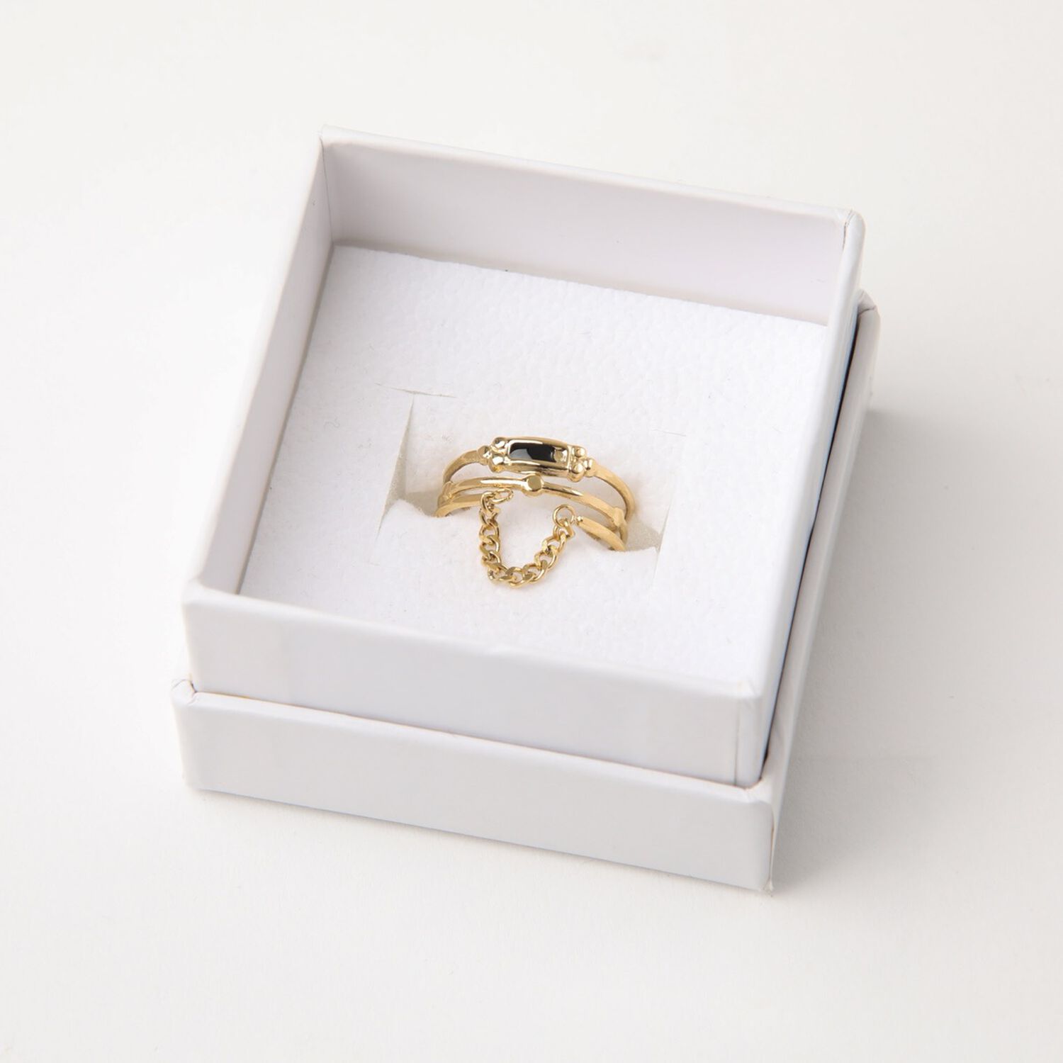 Anillo 19v69 Dorado Mujer Str088 image number 2.0