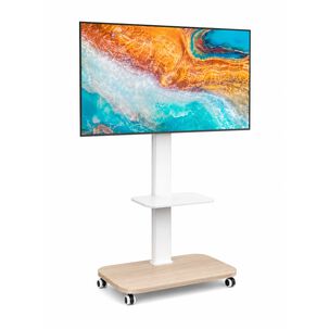 Soporte Base Tv Con Ruedas Tipo Pedestal Rack 32 A 50"