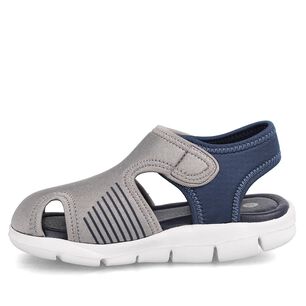 Sandalia Ni&ntilde;o Bubblegummers Bentley Gris-azul