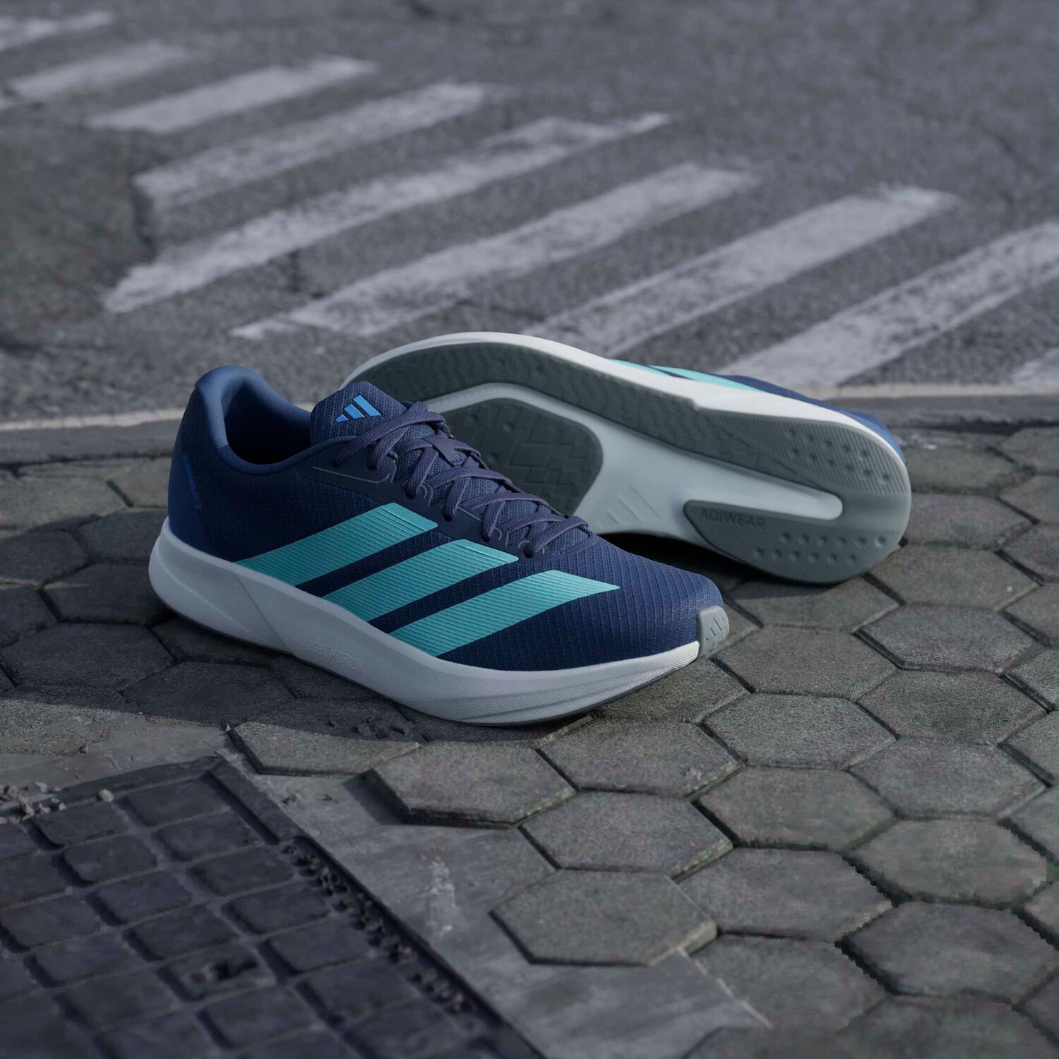 Zapatilla Running Hombre Adidas Duramo Rc2 M Morado image number 15.0
