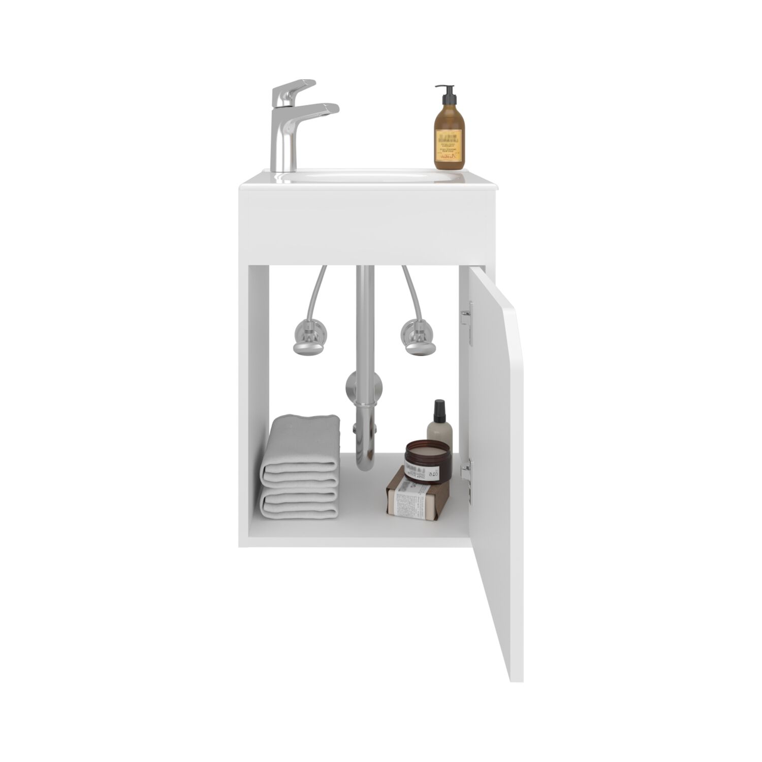 Vanitorio Flotante 55x39.4x32 Cm 1 Puerta image number 1.0