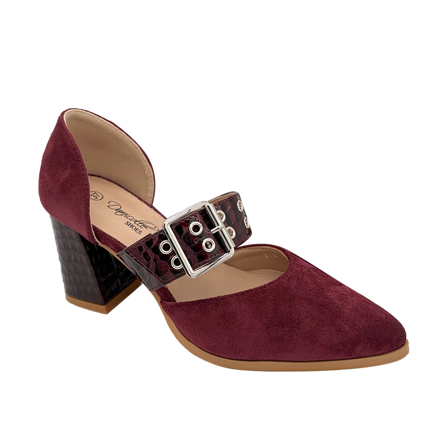 Zapato Para Mujer Puntiagudo Burdeo Danicolle image number 4.0