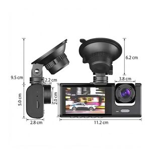 Dash Cam 3 En 1 Full Hd 1080p Seguridad Wifi Visi&oacute;n Nocturna