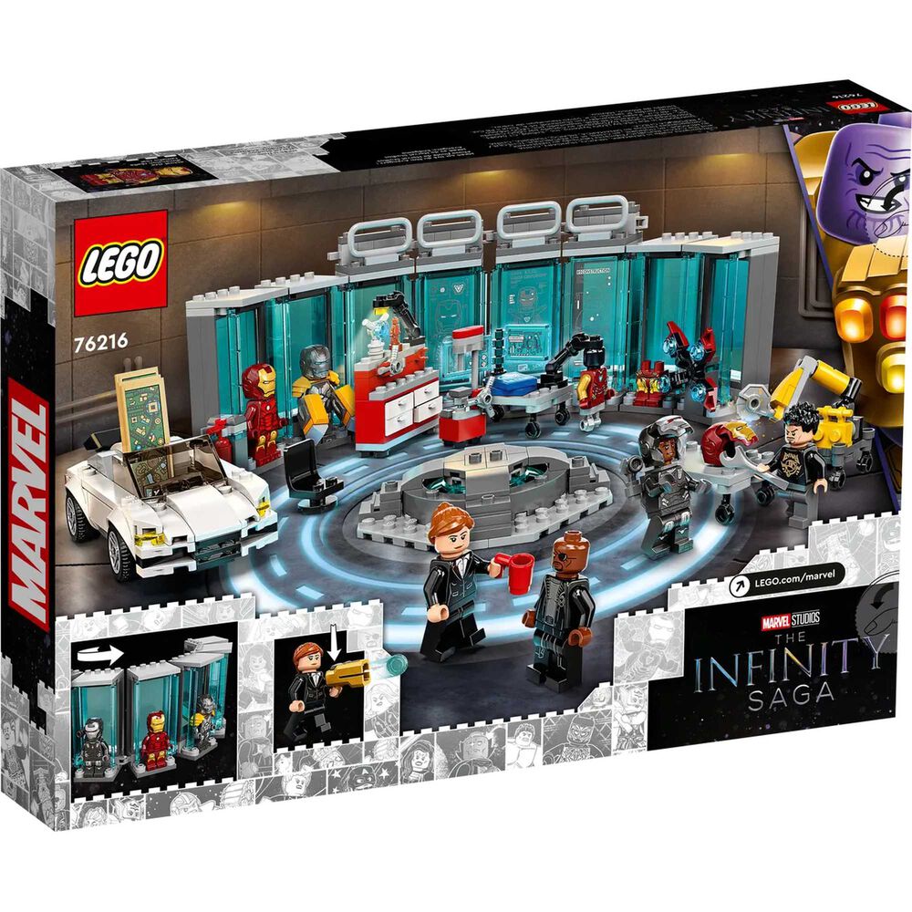 Lego Marvel - Armer&iacute;a De Iron Man - 76216 image number 6.0