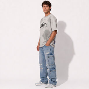 Polera Oversize Dise&ntilde;os Urbanos Hombre