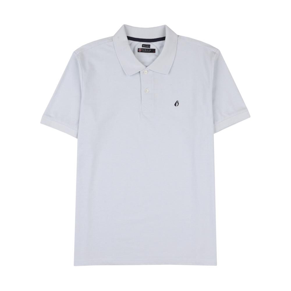 Polera Lisa Manga Corta Cuello Piqué Hombre Herald image number 0.0