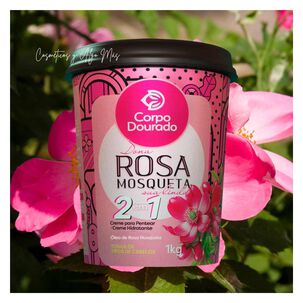 Crema Brasileña Brillo Y Sedosidad Con Aceite Rosa Mosqueta 1 Kg
