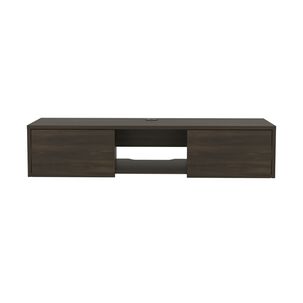 Mueble Para Tv 65" Fm 26,8x125,1x29,7 Cm Caf&eacute; Claro