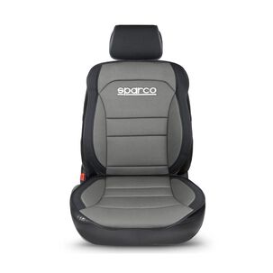 Funda Cubre Asiento Auto Individual Gris Sparco Universal