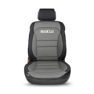 Funda Cubre Asiento Auto Individual Gris Sparco Universal