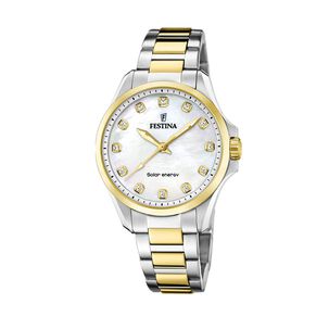 Reloj F20655/1 Festina Crema Mujer Solar Energy