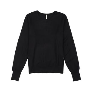 Sweater Liso Manga Larga Cuello Redondo Mujer Geeps