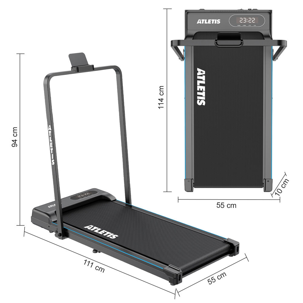 Trotadora X50 10 Km/h 1.0 Hp Inclinación Manual Azul image number 7.0