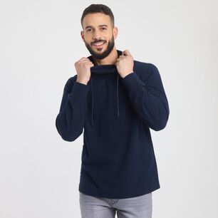 Poler&oacute;n Liso Slim Cuello Alto Hombre Az Black