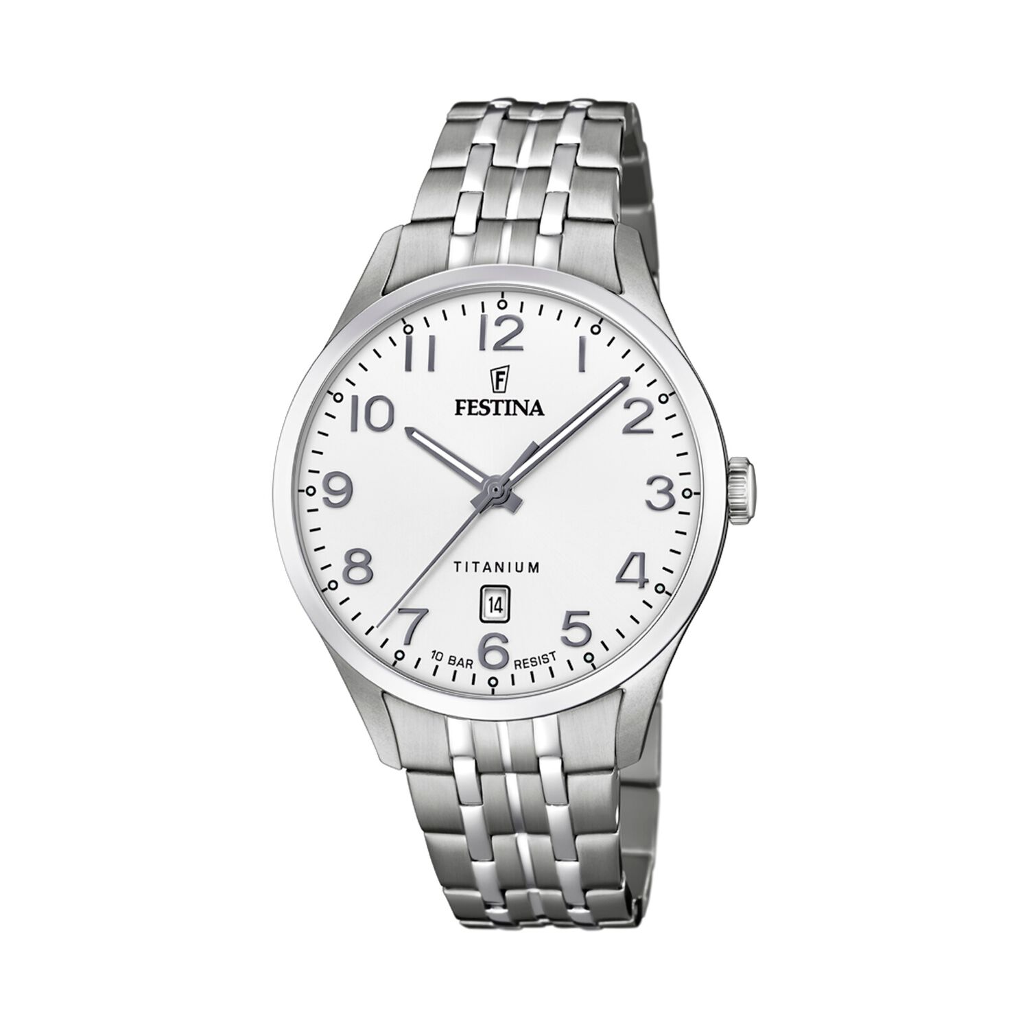 Reloj F20466/1 Festina Blanco Hombre Calendario Titanium image number 0.0