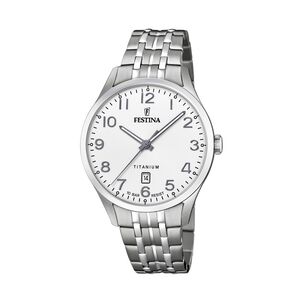 Reloj F20466/1 Festina Blanco Hombre Calendario Titanium