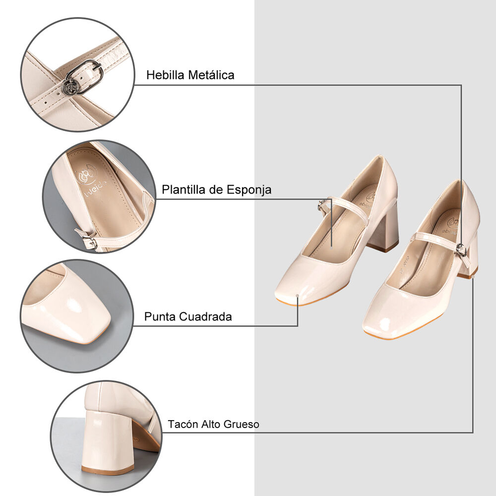 Zapatos Beige Casual Mujer Weide Gh106 image number 7.0