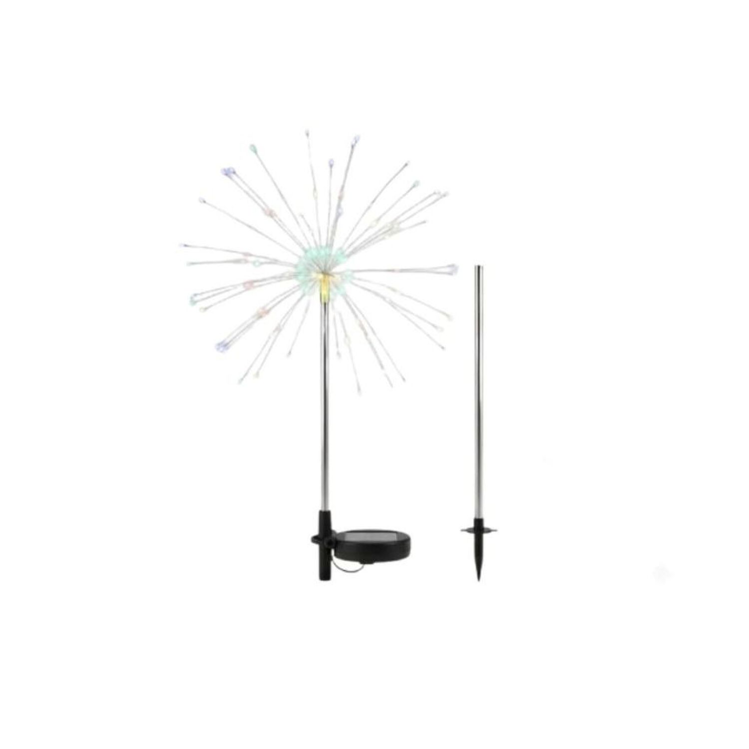 Pack 2 Luces Solares Led Exterior Fuego Artificial Jard&iacute;n image number 4.0