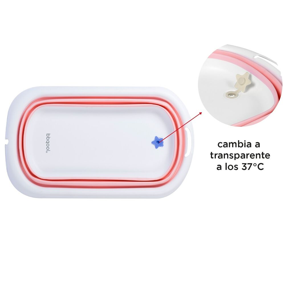 Ba&ntilde;era Plegable Splashy Pink + Soporte Ergon&oacute;mico image number 7.0