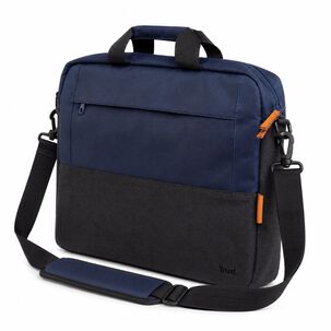 Bolso Notebook Trust Lisboa 16"ultra Delgado Navy Premium