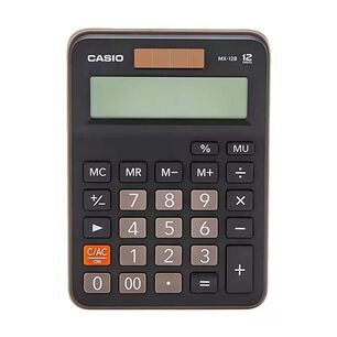 Calculadora De Escritorio 12 Digitos Negro Mx-12b