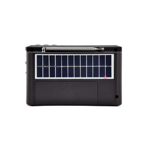 Radio Port&aacute;til Am/fm/sw Con Panel Solar, Usb Y Luz Led - Ps